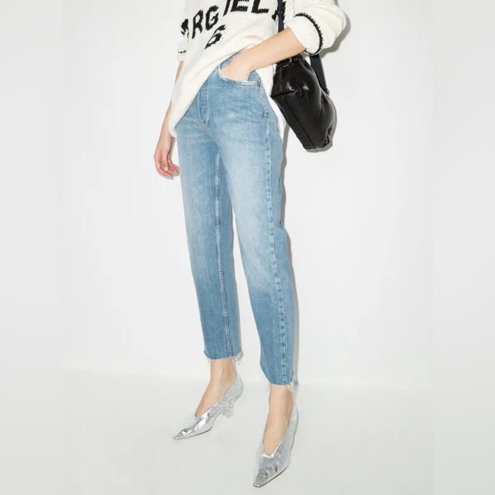 RE/DONE '70s Stone Pipe Straight Leg Jeans Size 27 New